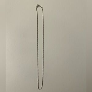 Tiffany & Co Silver Bead Chain